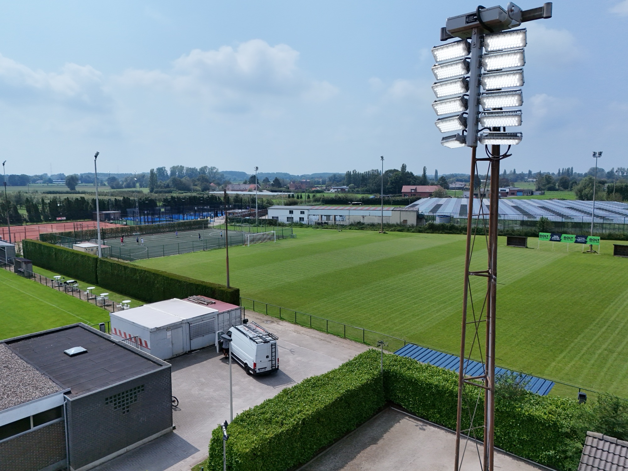 TC Ranst schakelt over op LED-sportverlichting