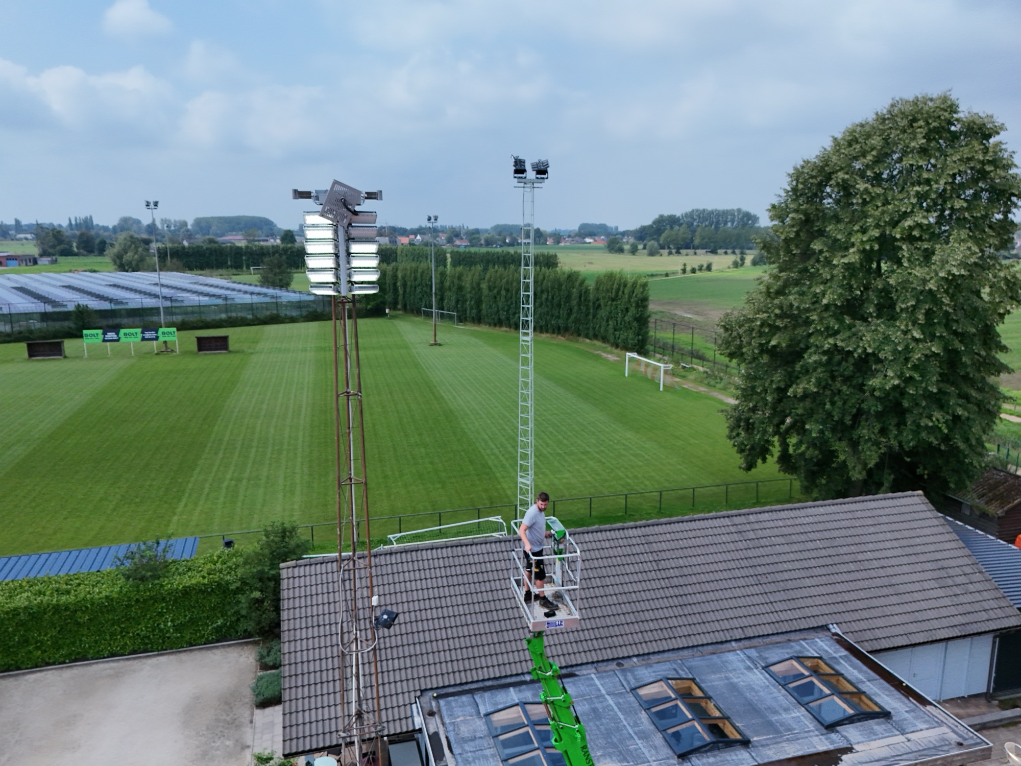 TC Ranst schakelt over op LED-sportverlichting