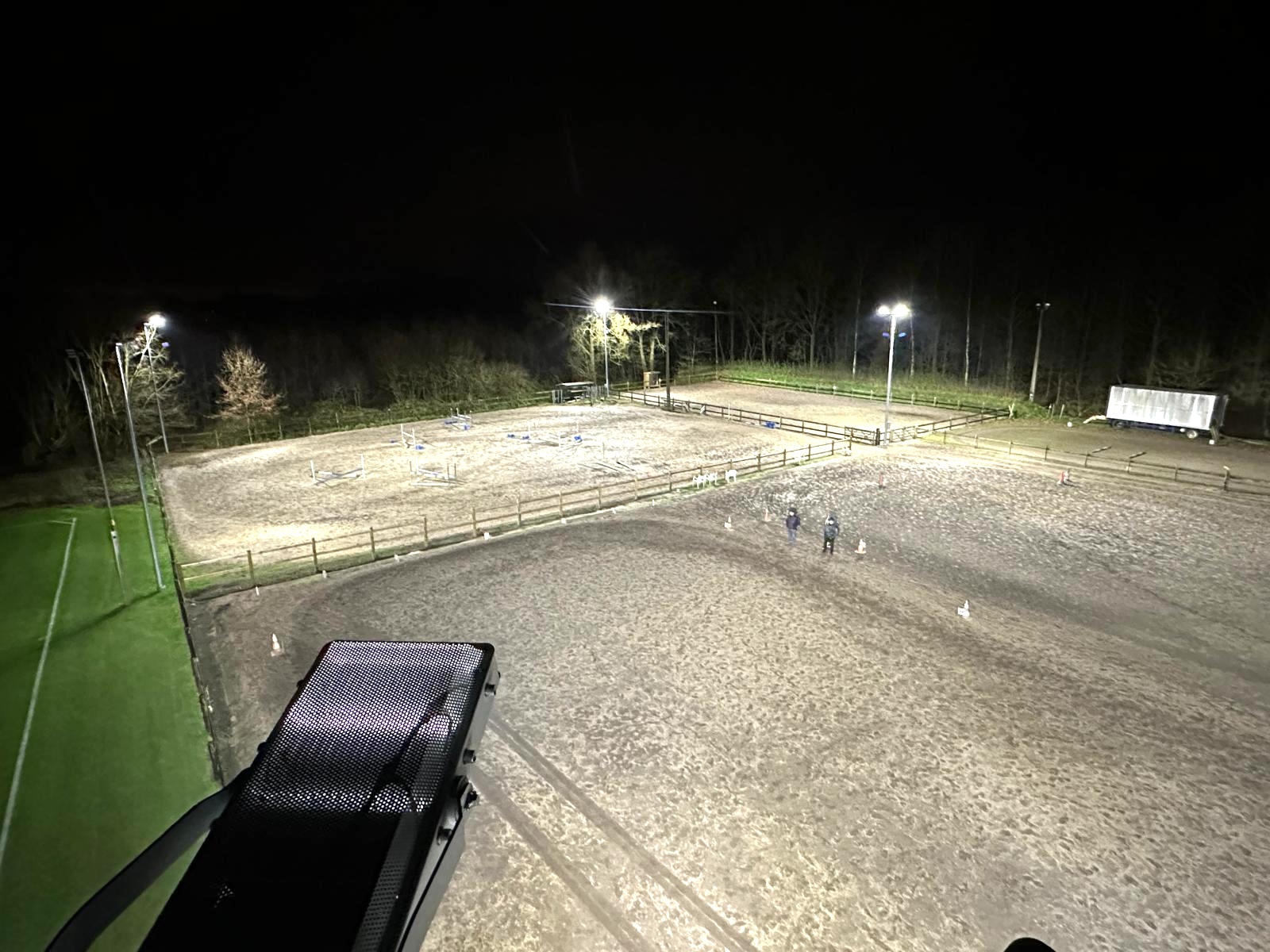 Sportverlichting bij LRV Sint Aldegonde