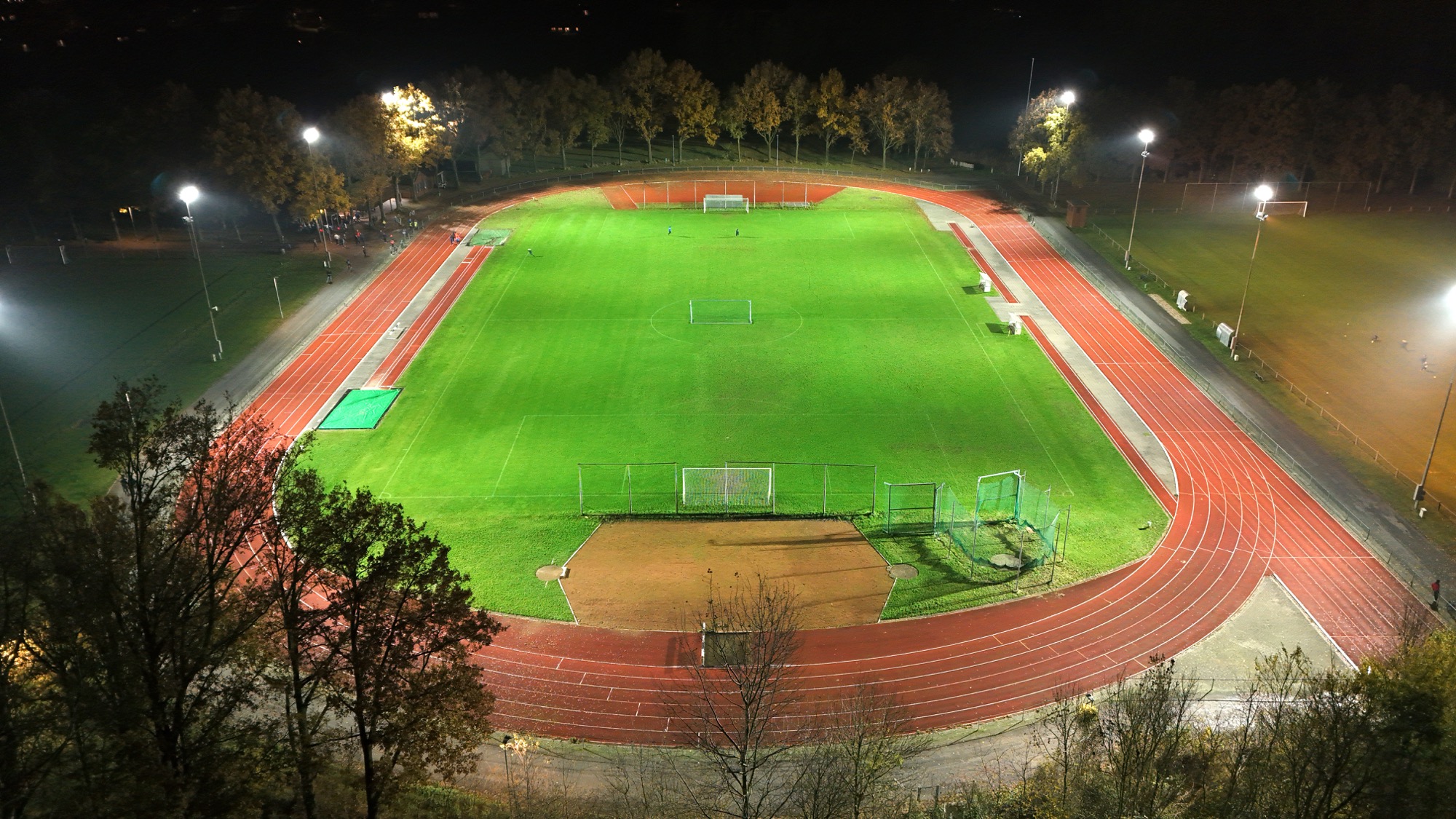 Sportverlichting bij AGB Bornem