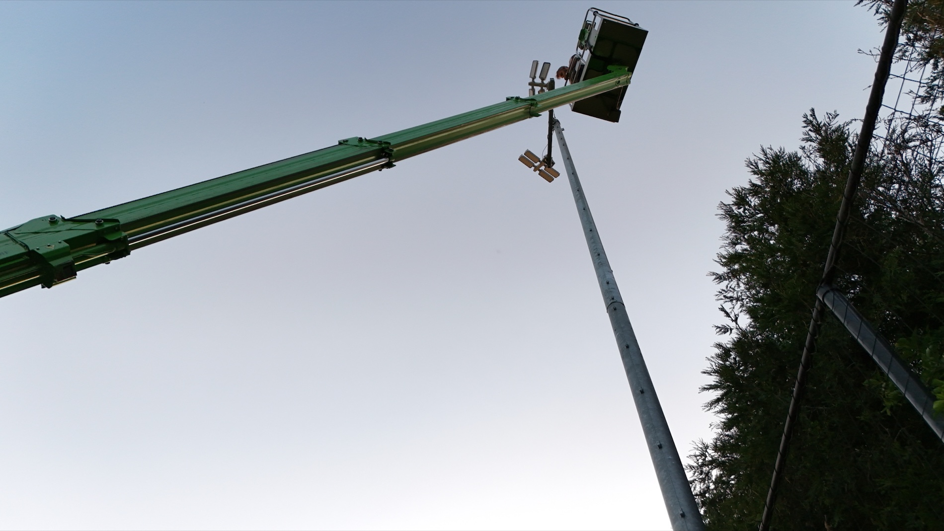 Installatie van de nieuwe lichten