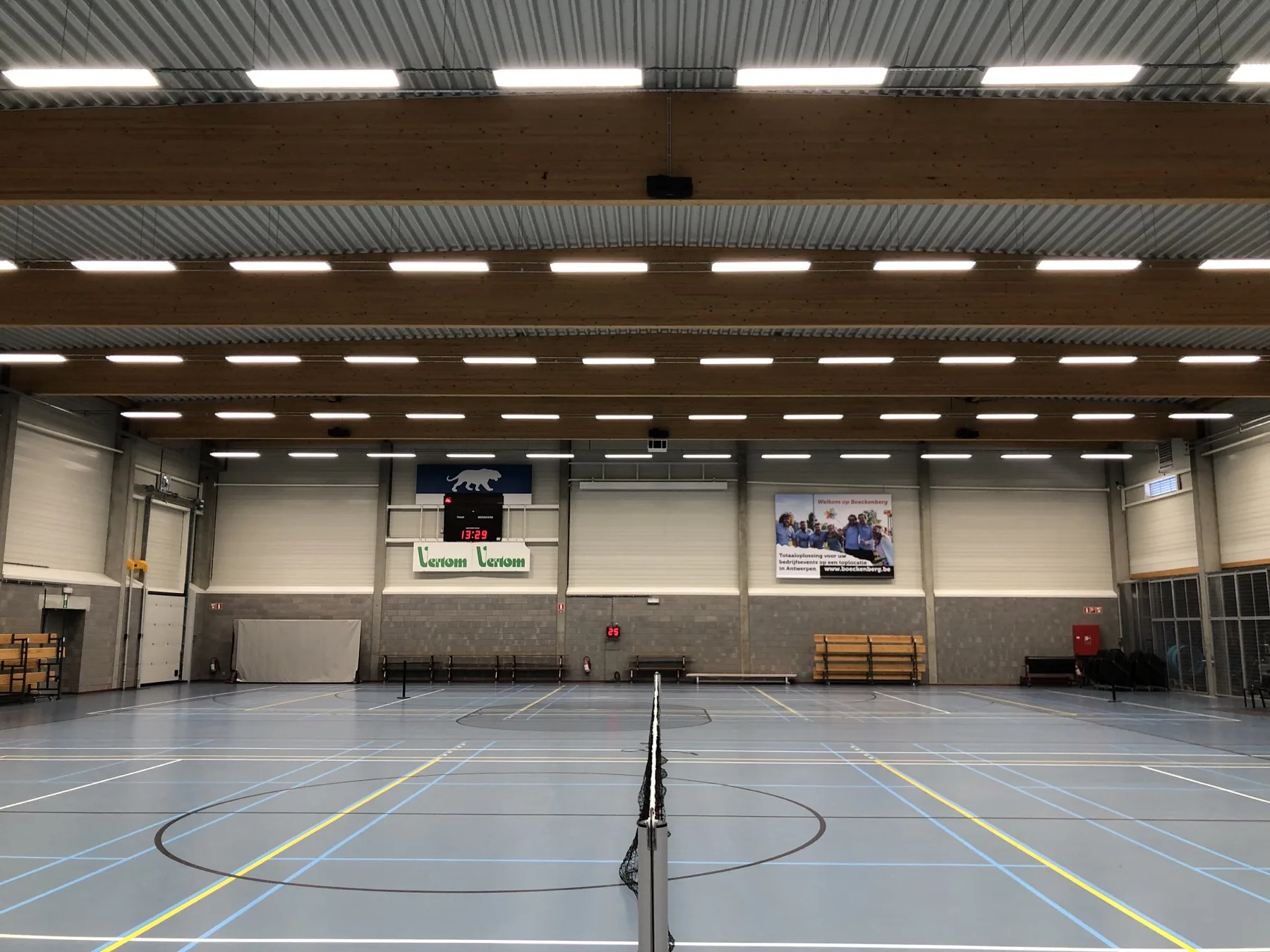 Sportverlichting bij Boeckenberg Sporthal