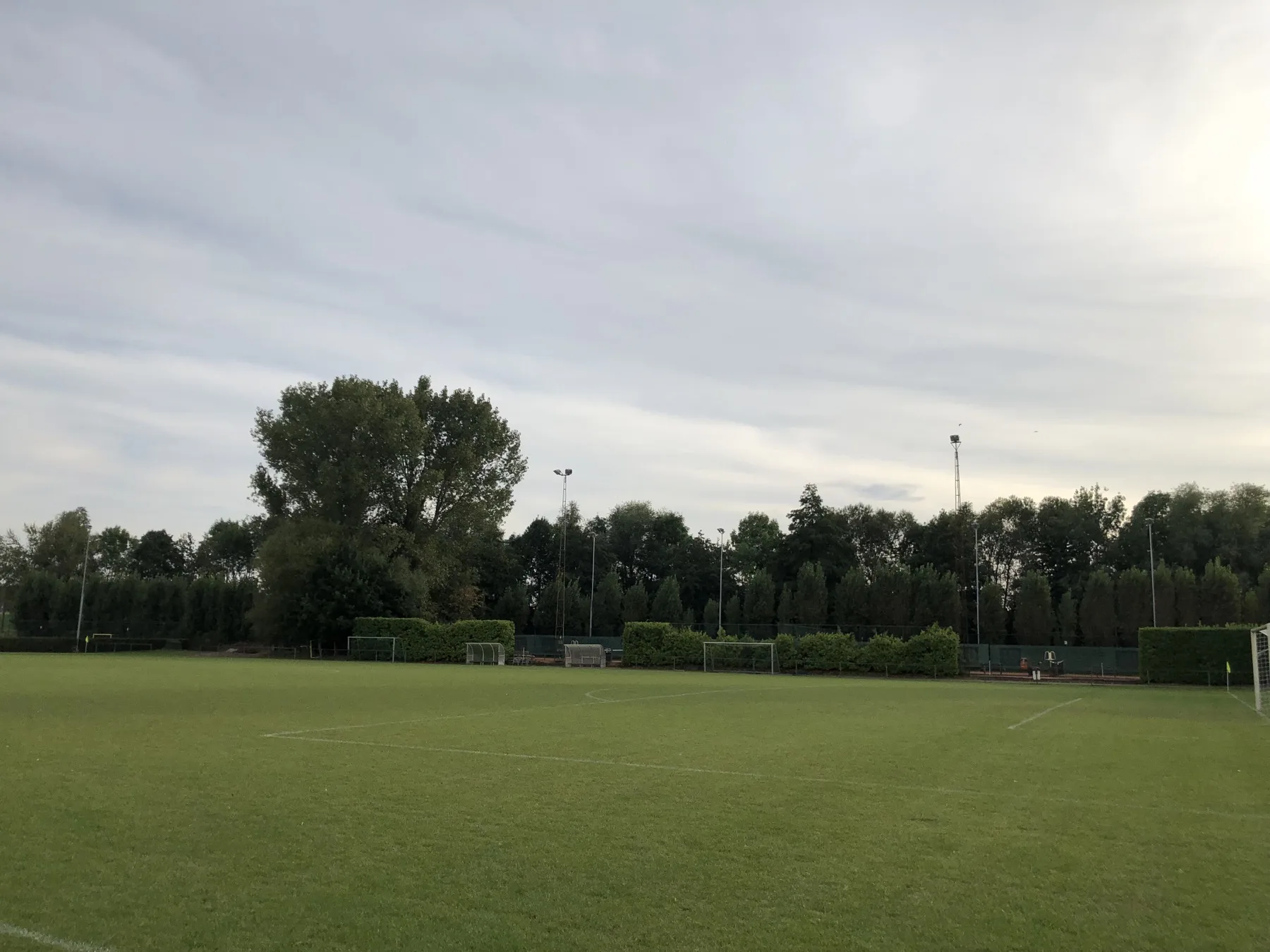 Sportverlichting bij Cantincrode VZW