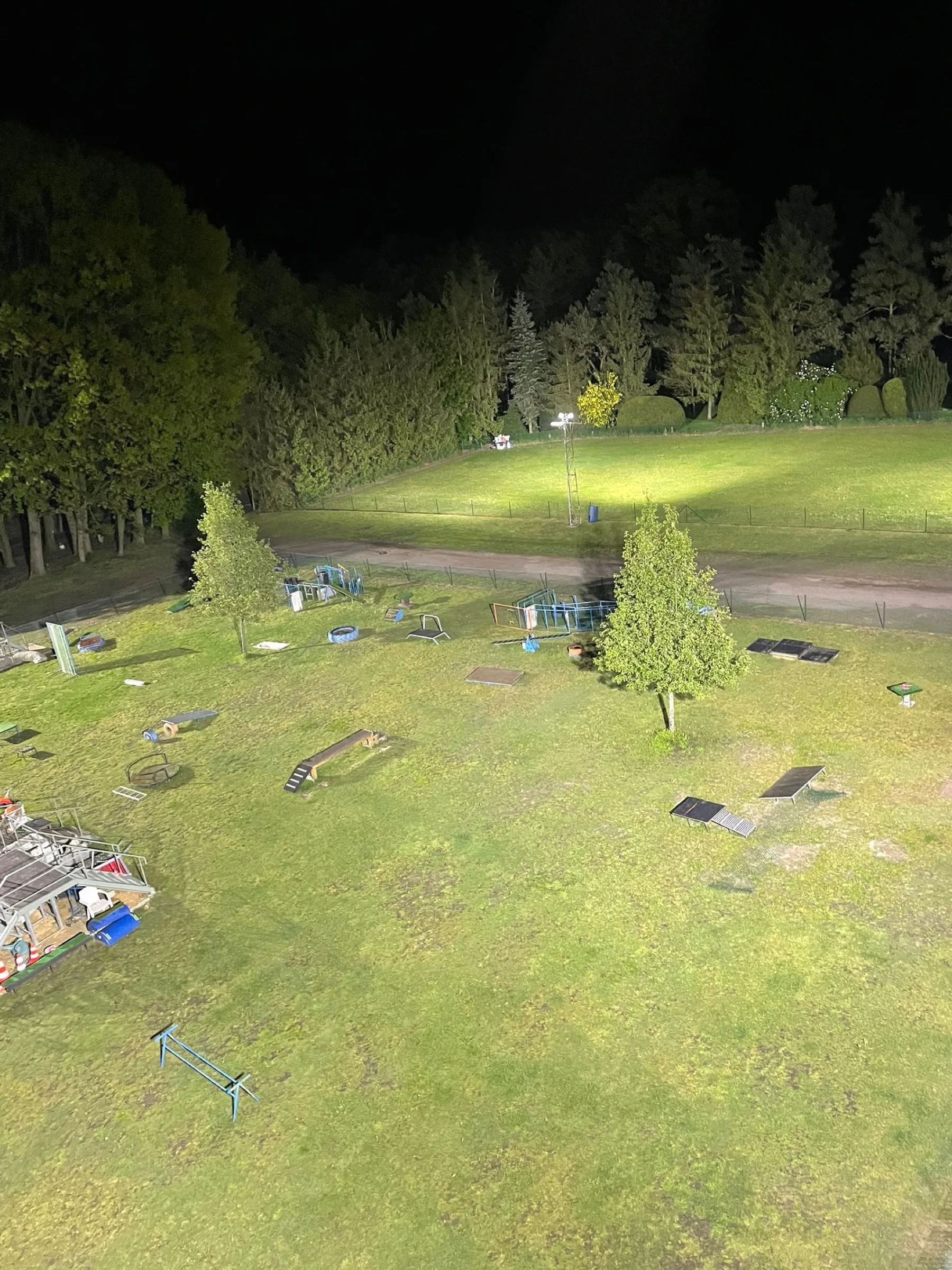 Sportverlichting bij De Nelle Heide