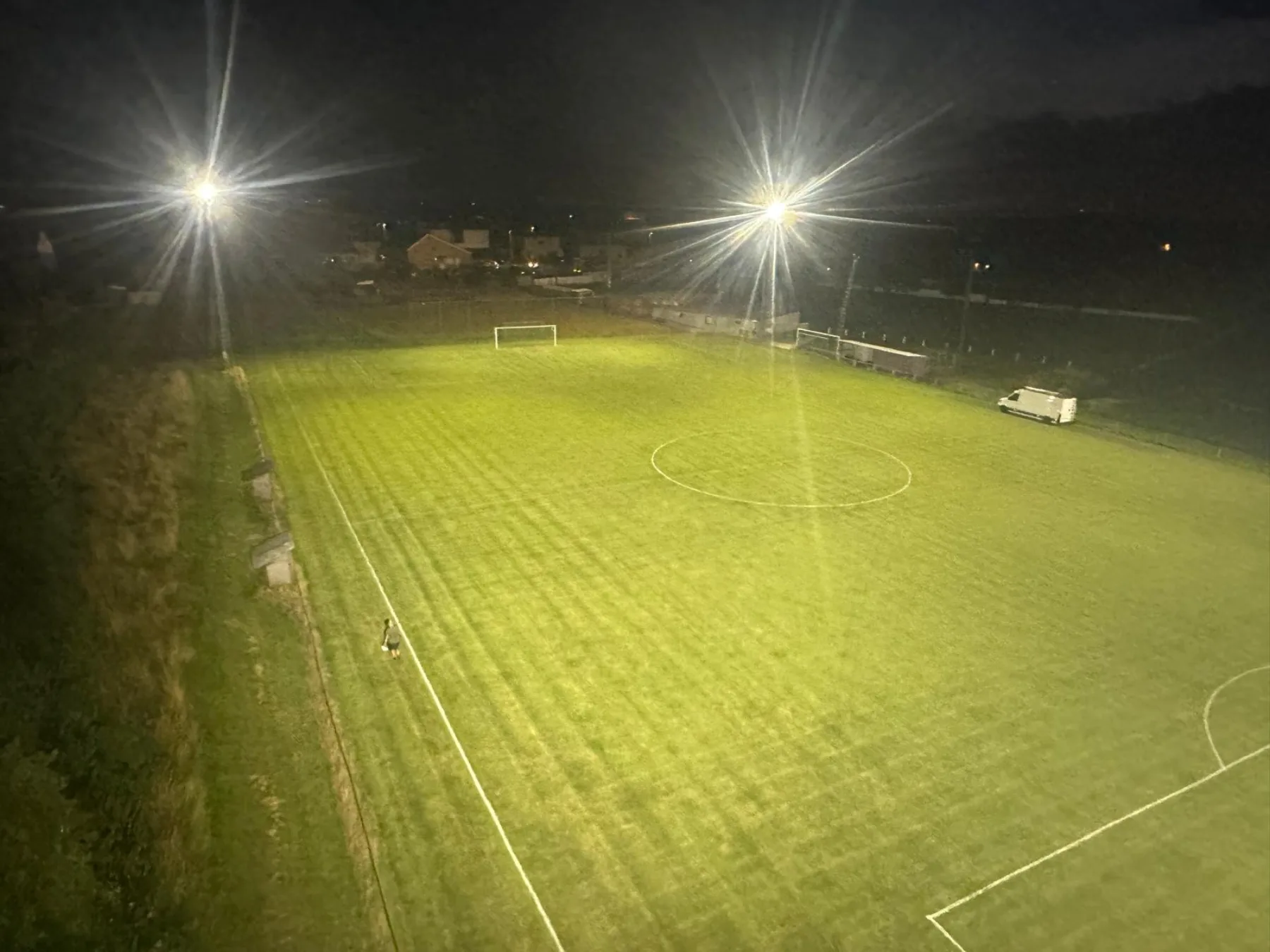 Sportverlichting bij FC Vliermaal