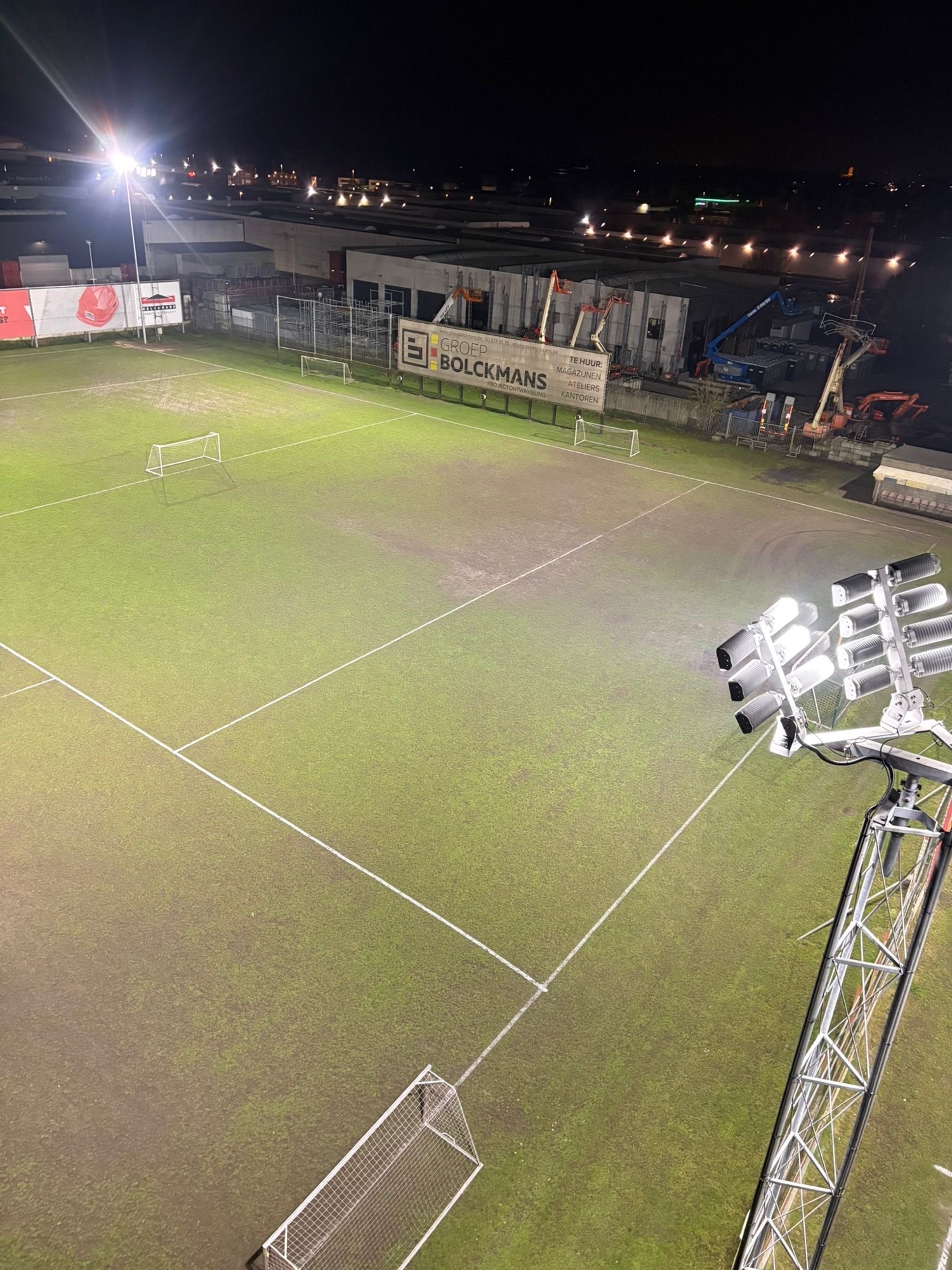 Sportverlichting bij K. Brecht SK