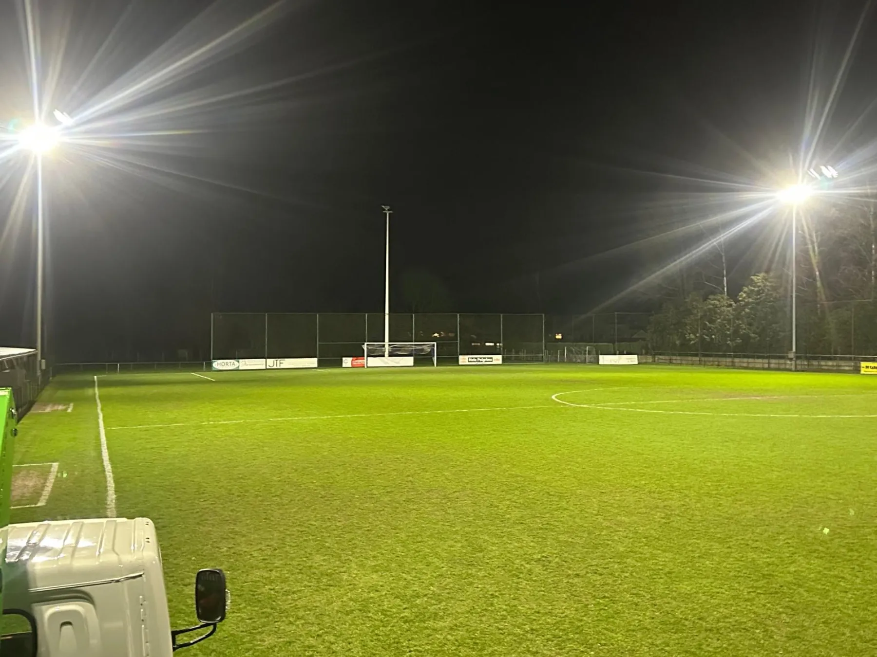 Sportverlichting bij KVC Langdorp