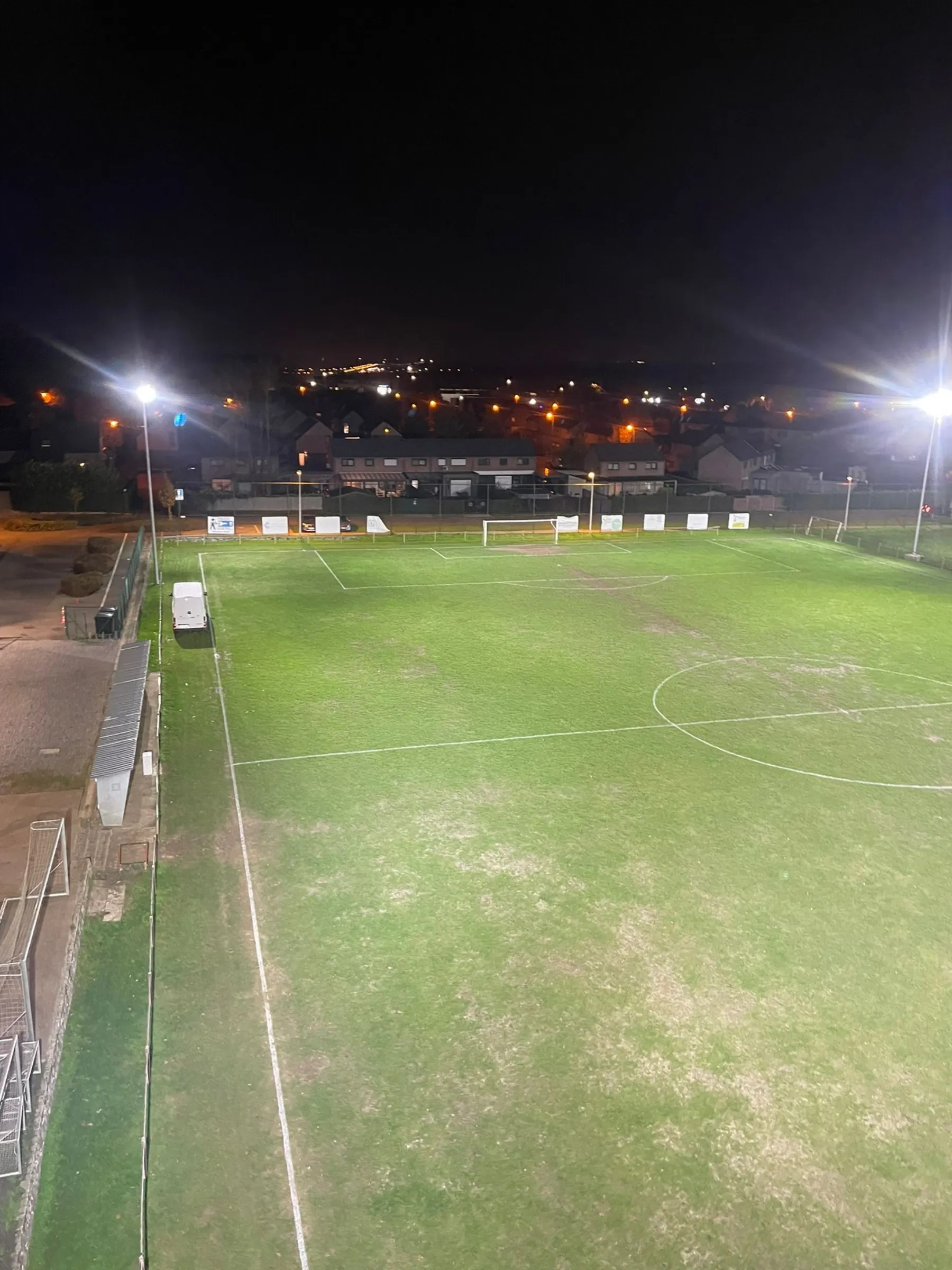 Sportverlichting bij KVV Lummen