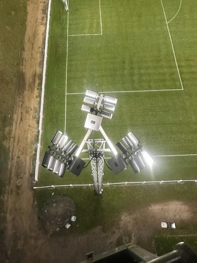 Sportverlichting bij RC Meldert