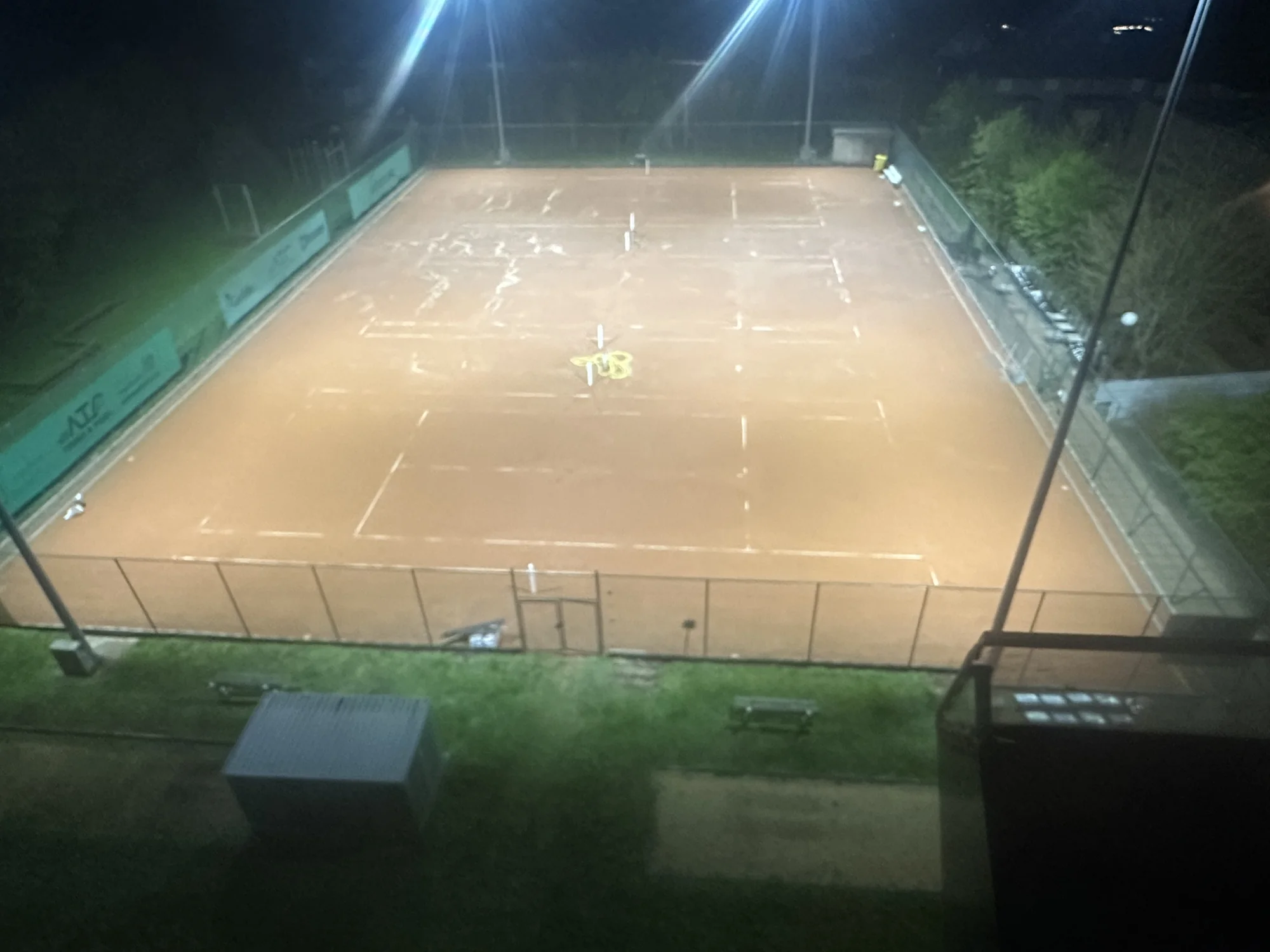 Sportverlichting bij TC Anzegem