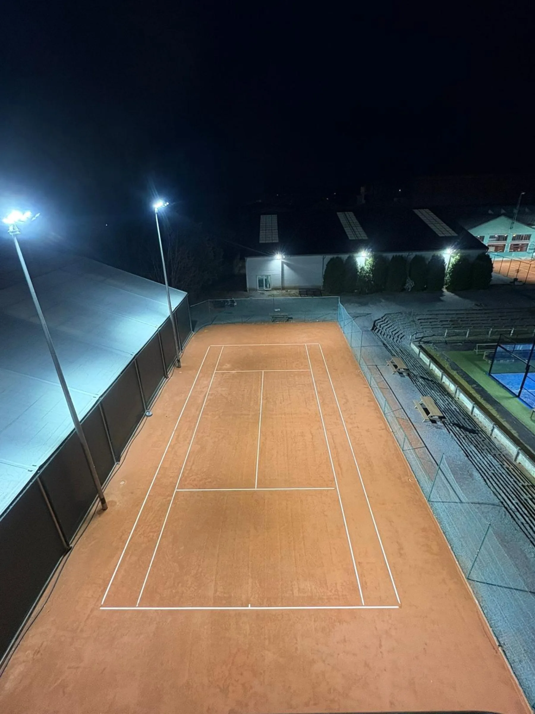 Dry slope en infrastructuur bij TC Park Ronse
