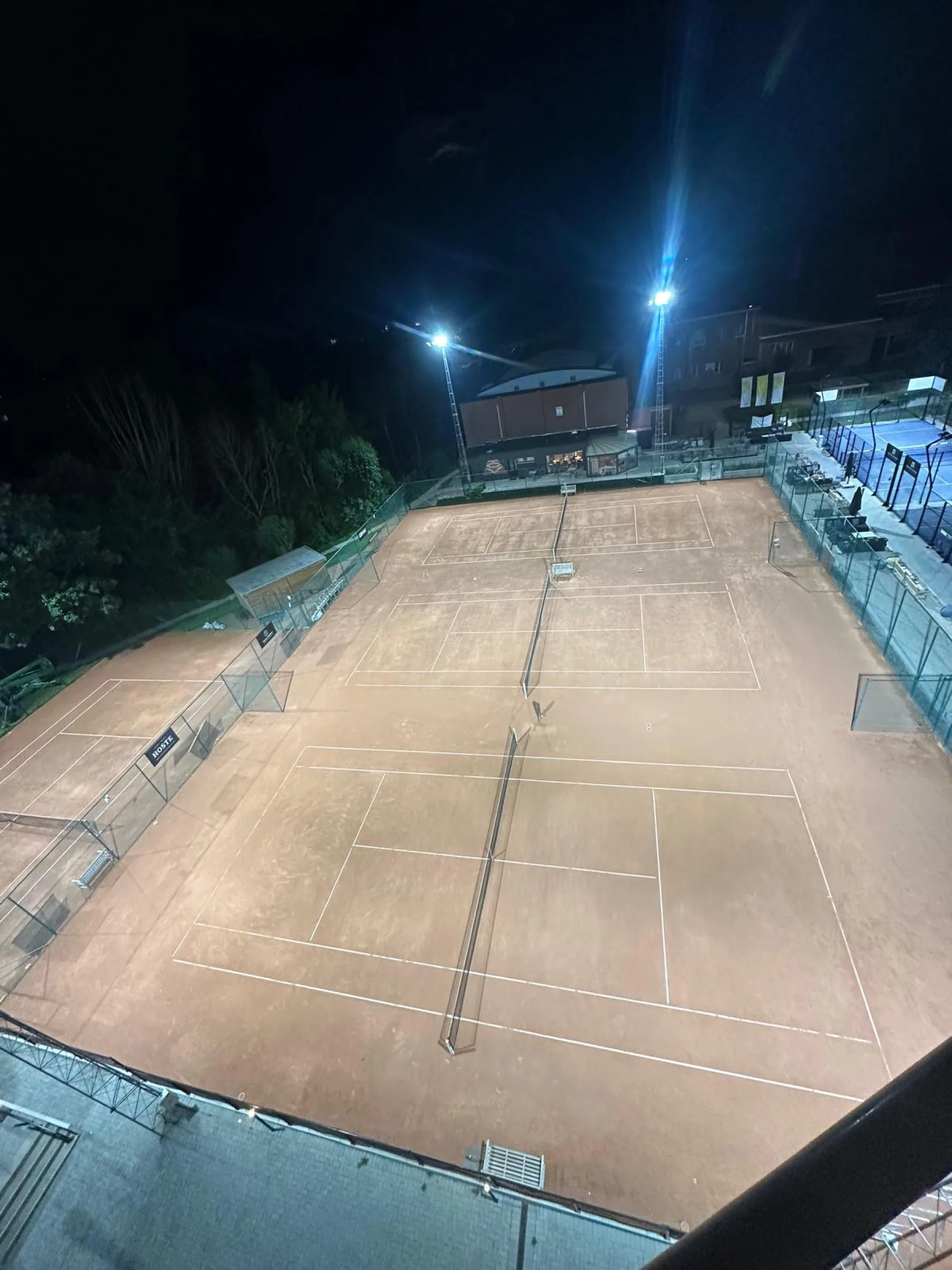 Sportverlichting bij TC Vichte