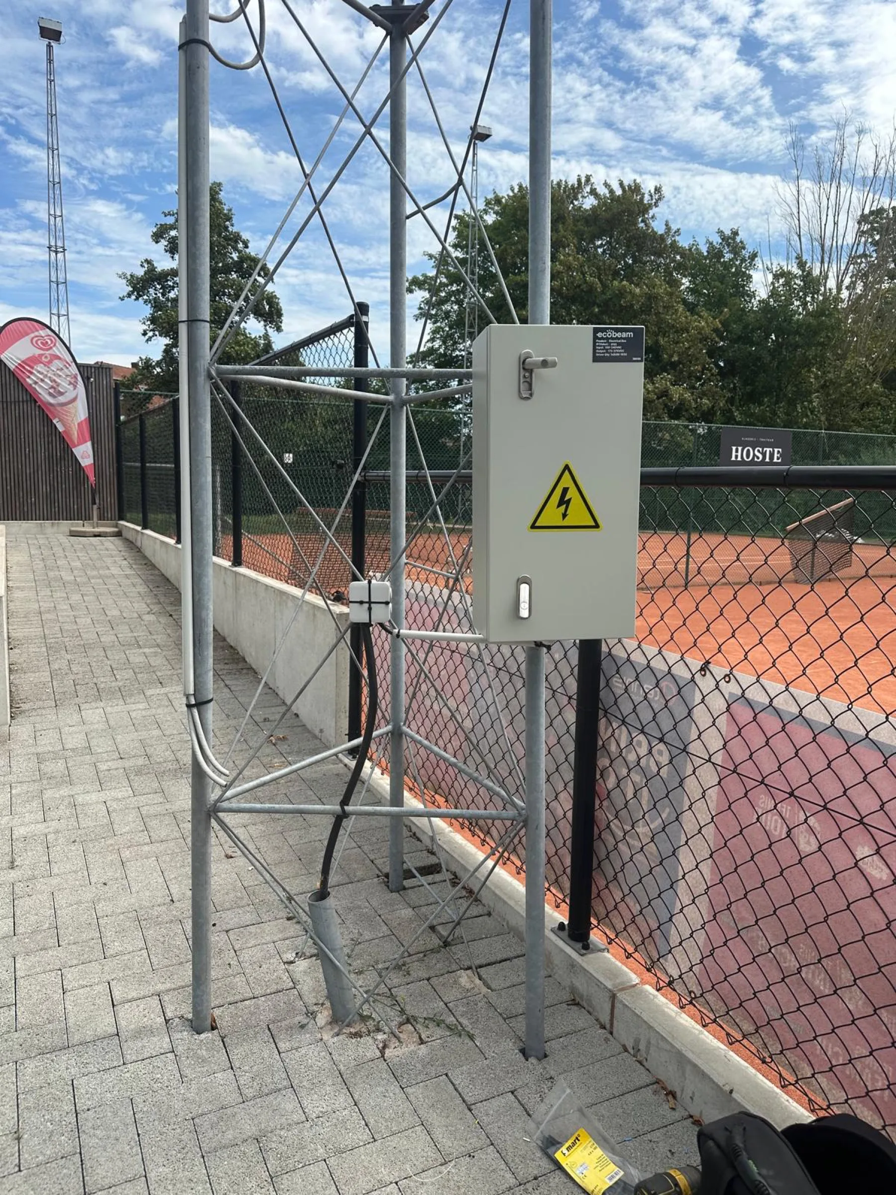 Infrastructuur bij TC Vichte